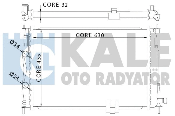 KALE OTO RADYATOR 342060