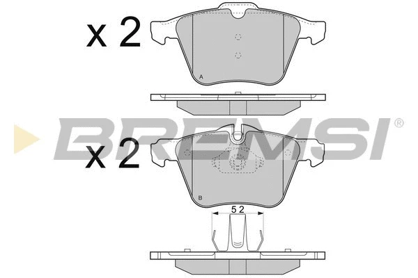 BREMSI BP3299