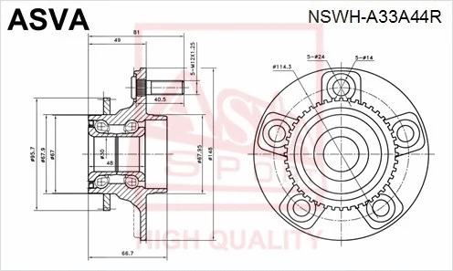ASVA NSWHA33A44R