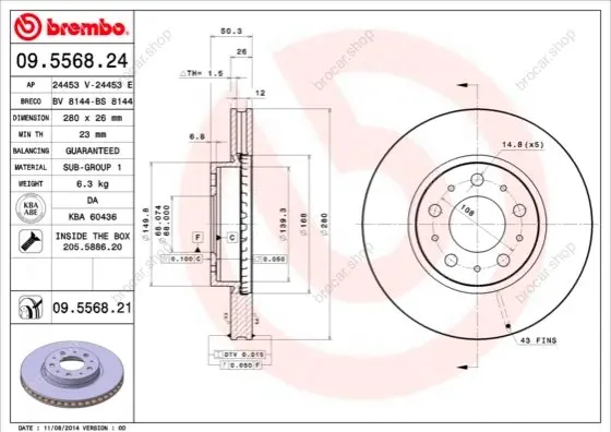 BREMBO 09556821