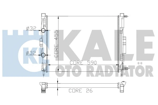 KALE OTO RADYATOR 207200