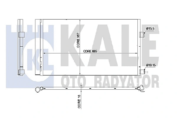 KALE OTO RADYATOR 342450