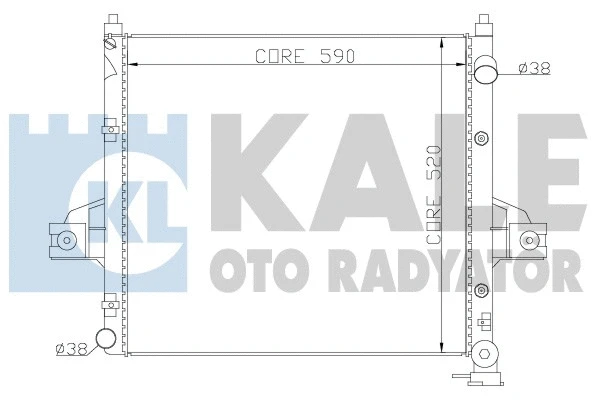 KALE OTO RADYATOR 342090