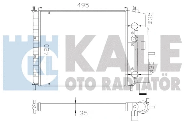 KALE OTO RADYATOR 342270