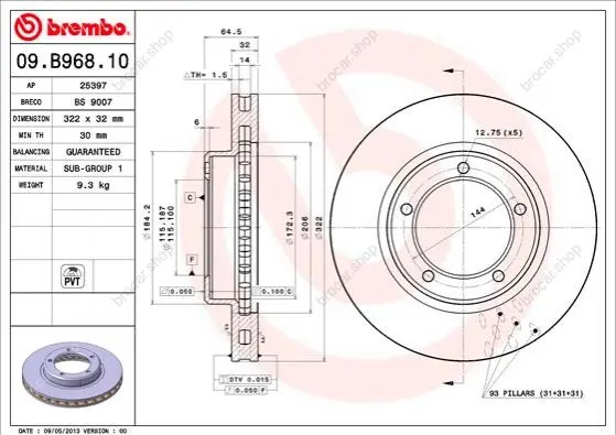 BREMBO 09B96811