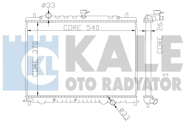 KALE OTO RADYATOR 374300