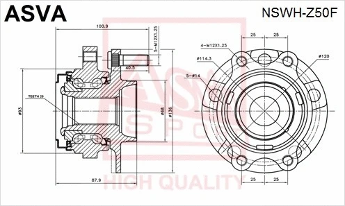 ASVA NSWHZ50F