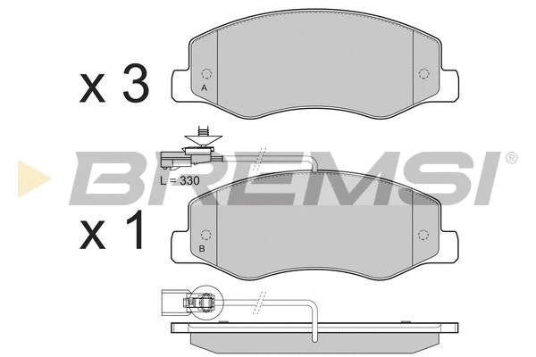 BREMSI BP3440
