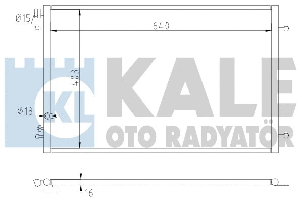 KALE OTO RADYATOR 375300