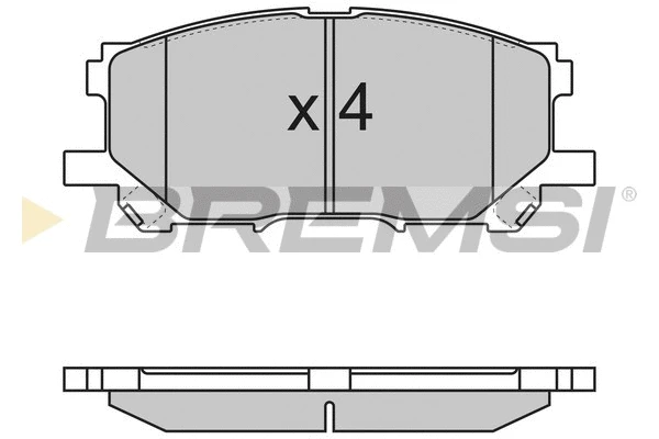 BREMSI BP3168