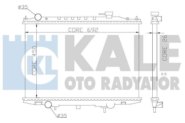 KALE OTO RADYATOR 362900