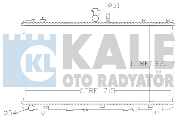 KALE OTO RADYATOR 342125
