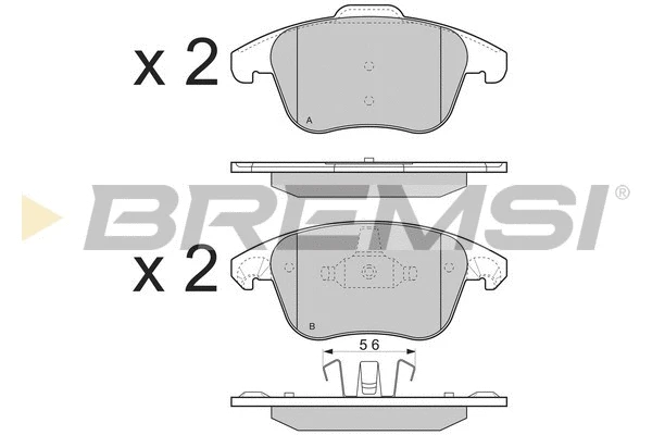 BREMSI BP3330