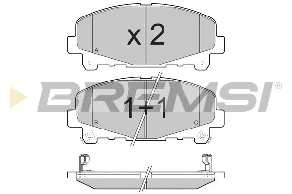 BREMSI BP3373