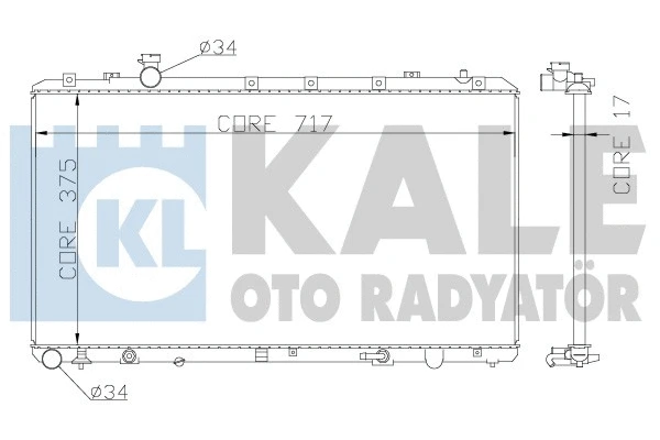 KALE OTO RADYATOR 342120