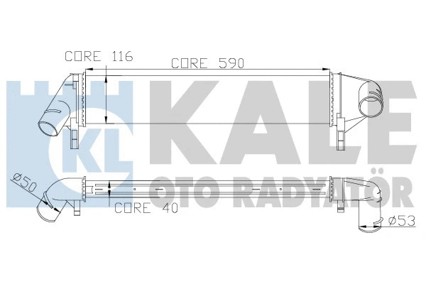 KALE OTO RADYATOR 345085
