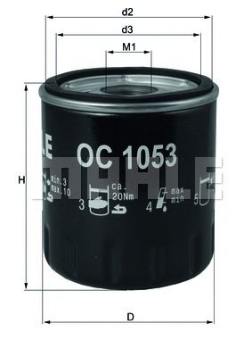 MAHLE ORIGINAL OC1053