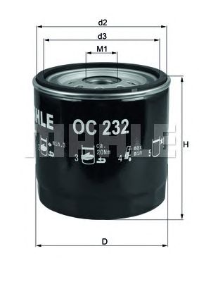 MAHLE ORIGINAL OC232