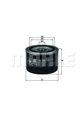 MAHLE ORIGINAL OC102