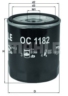 MAHLE ORIGINAL OC1182