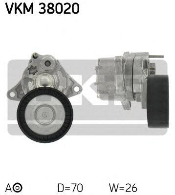 SKF VKM38020