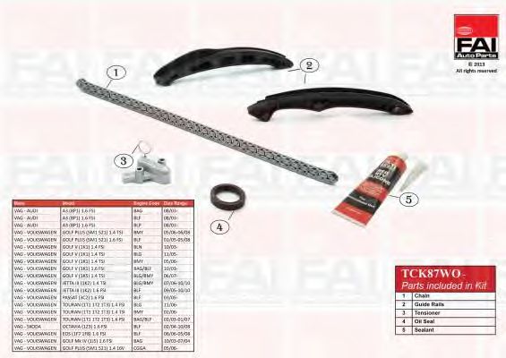 FAI AUTOPARTS TCK87WO