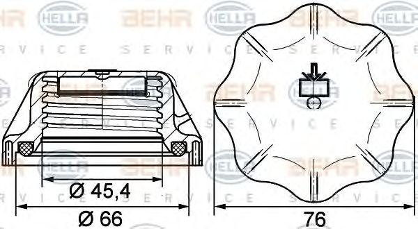 BEHR HELLA SERVICE 8MY376742311