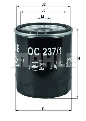 MAHLE ORIGINAL OC2371