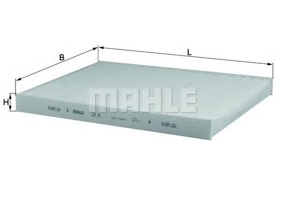MAHLE ORIGINAL LA31