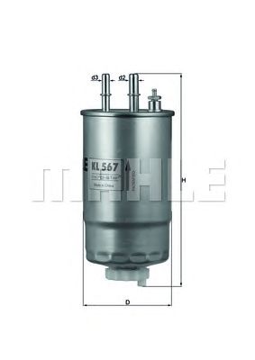 MAHLE ORIGINAL KL567