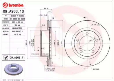 BREMBO 09A96611
