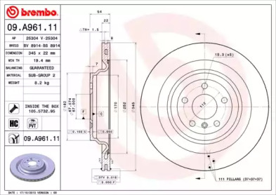 BREMBO 09A96111