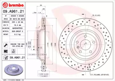 BREMBO 09A96121